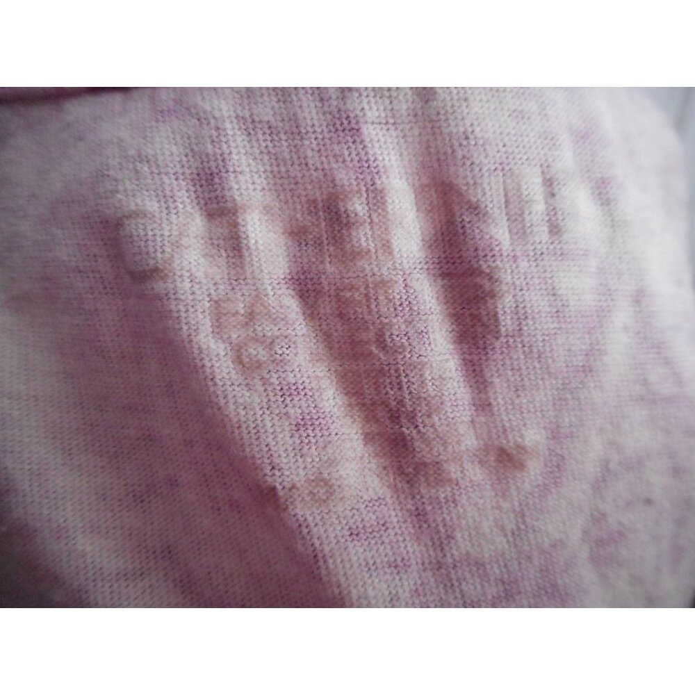 Catherines Size 3x  26/28 WP Petite Pink Paisley Print knit shirt short sleeve - Picture 4 of 4